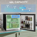 Compact HOMCOM 46L Countertop Mini Fridge with Chiller - Perfect for Any Space! - Samanta Factory