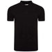 Men’s British-tailored cotton polo shirt with reinforced collar and wrinkle-resistant finish