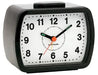 BA309W CHAMPION A/CLOCK Black with Gloss Black Casing and Luminous Numbers