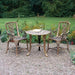 Rose Bistro Set with two comfy armchairs and a stylish table for outdoor relaxation