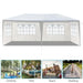 10x20 Outdoor Party Tent – Waterproof PE Cloth with Removable Sidewalls - Samanta Factory
