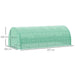 Polytunnel Greenhouse – Large 6x3x2m with Steel Frame - Samanta Factory