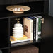 LED Storage Cabinet – High Gloss Finish with RGB Lighting & Multiple Compartments - Samanta Factory