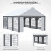 6 x 4m Party Canopy – Spacious Shelter for Up to 24 Guests - Samanta Factory