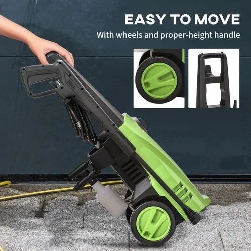 1800W Jet Washer – Adjustable Nozzle & Complete Cleaning Kit - Samanta Factory