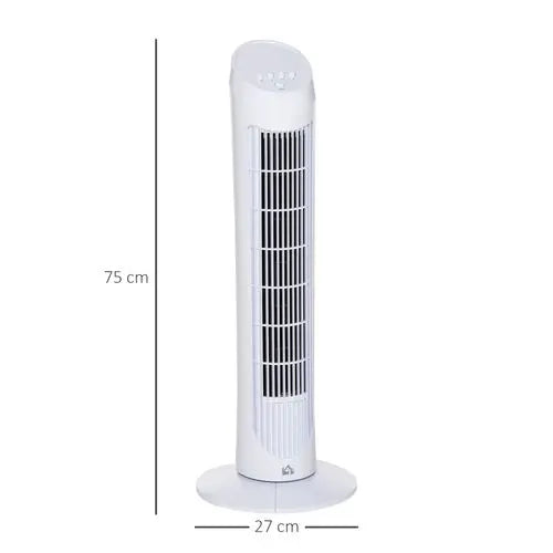Tower Fan – Slim Design with 3-Speed Cooling & Oscillation - Samanta Factory