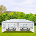 10x20 Outdoor Party Tent – Waterproof PE Cloth with Removable Sidewalls - Samanta Factory