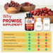 Cranberry & Vitamin C Supplement – 30 000 mg Cranberry for UTI & Immune Support - Samanta Factory