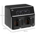 Dual Air Fryer – Independent 4L Baskets with 8 Presets & Healthy Low-Oil Cooking - Samanta Factory