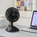 Compact 6-inch portable clip fan with adjustable settings and quiet motor