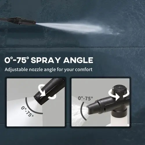 1800W Jet Washer – Adjustable Nozzle & Complete Cleaning Kit - Samanta Factory