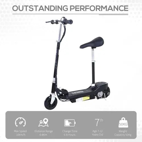 Electric Scooter for Kids – Dual Battery & Foldable with Adjustable Seat - Samanta Factory