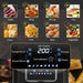 4.7QT digital air fryer with touchscreen and oil-free hot air circulation for healthy cooking

