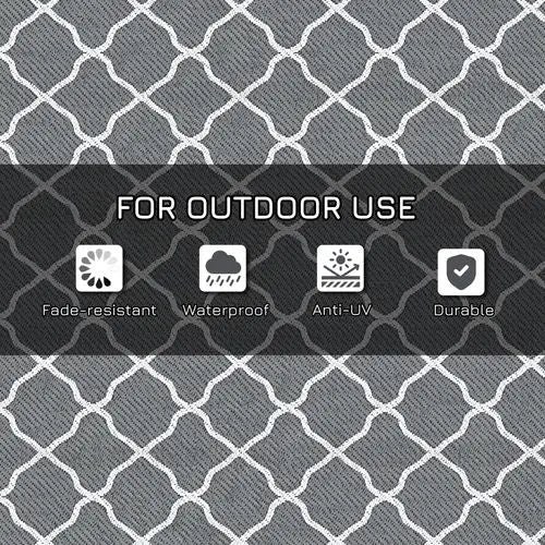 Outdoor Reversible Rug – Waterproof & UV-Resistant for Garden, Patio & Camping - Samanta Factory