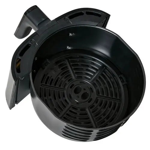 Compact digital air fryer oven with 8 preset cooking modes and detachable non-stick basket

