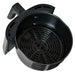 Compact digital air fryer oven with 8 preset cooking modes and detachable non-stick basket

