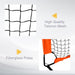 Football Goal Folding Outdoor with All Weather Net Kids Adults 6'x3' HOMCOM - Samanta Factory