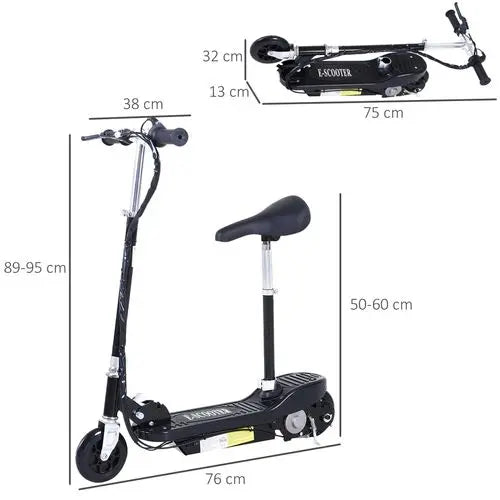 Electric Scooter for Kids – Dual Battery & Foldable with Adjustable Seat - Samanta Factory