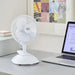 Clip-On Desk Fan – 360° Rotation with 2 Speed Settings - Samanta Factory