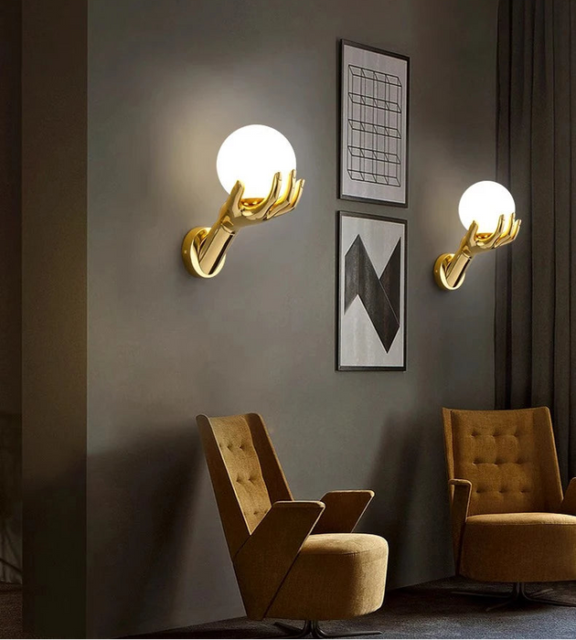 Modern Resin Wall Lamp – G9 LED Indoor Wall Light for Living Room & Bedroom SF